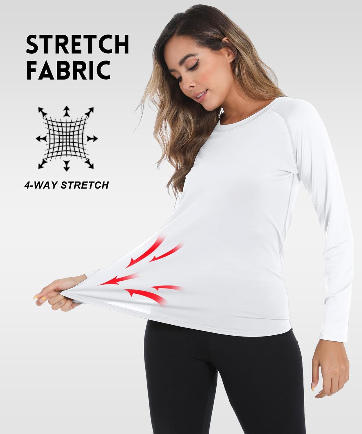 Detalle de Women’s 3 Pack workout shirts UPF 50+