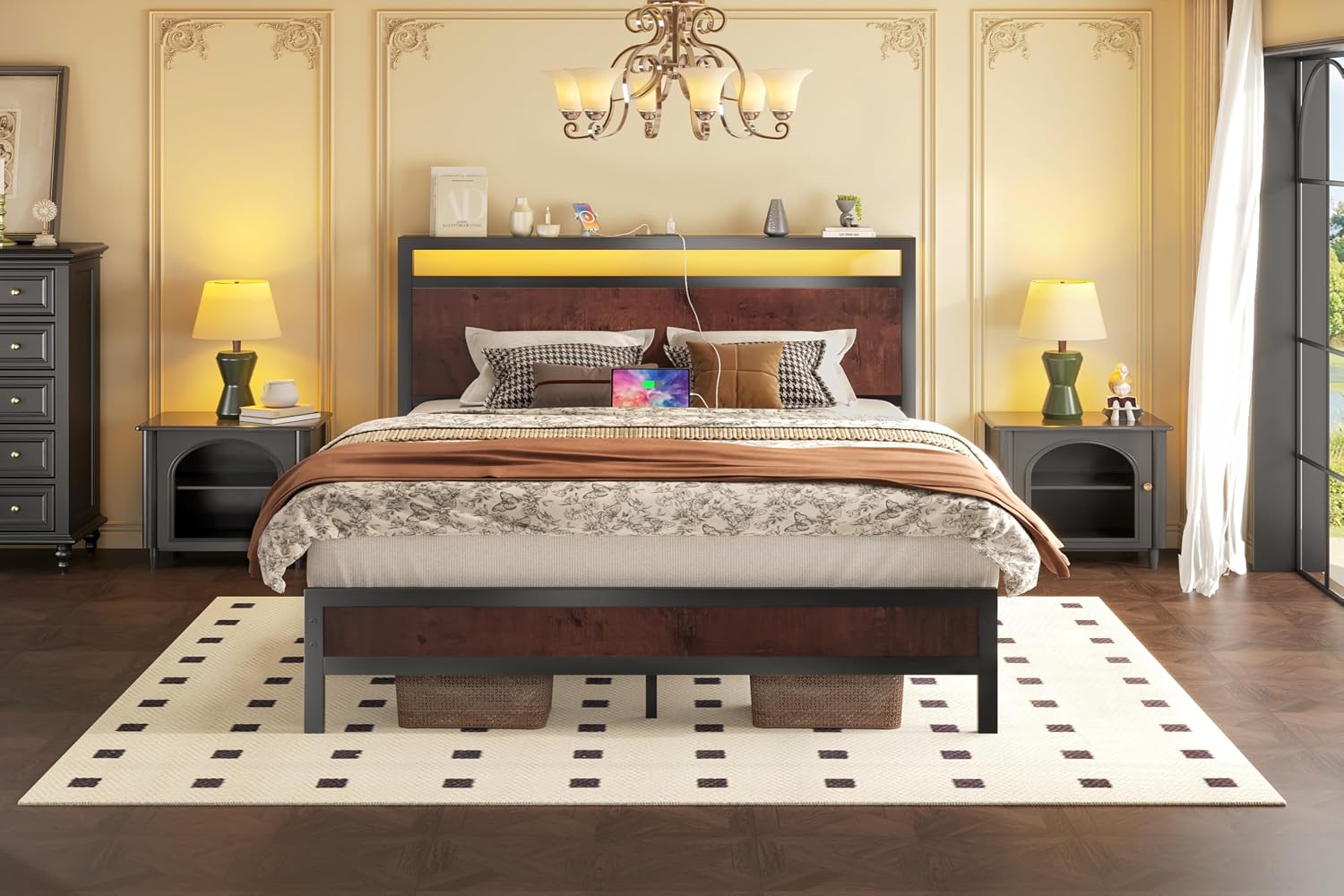 Detalle 2 de Fluest Queen Bed Frame