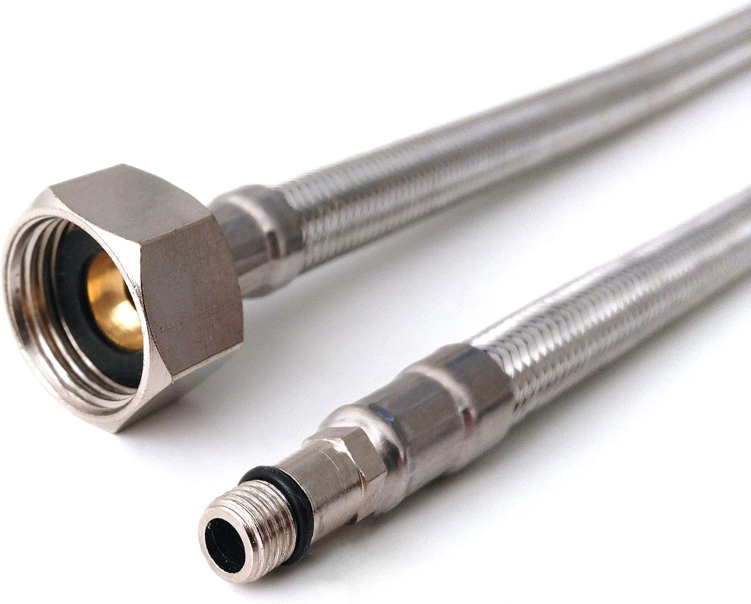 Thumbnail 6 de Xcel Home 2X M8 (8mm) x 1/2 BSP Flexible Tap Connectors (300mm) Pair