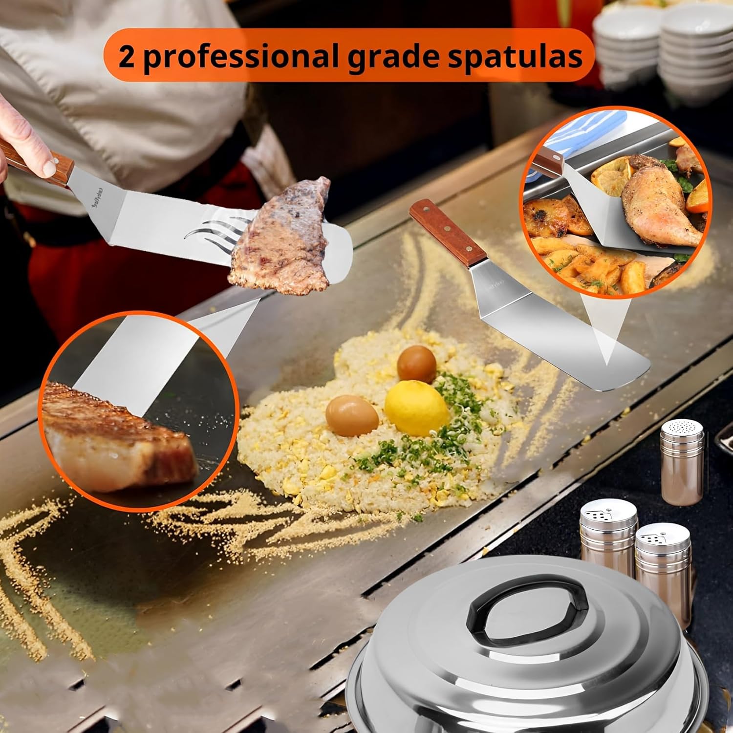 Thumbnail 2 de Onlyfire FPA-5117 9pcs BBQ Griddle Kit