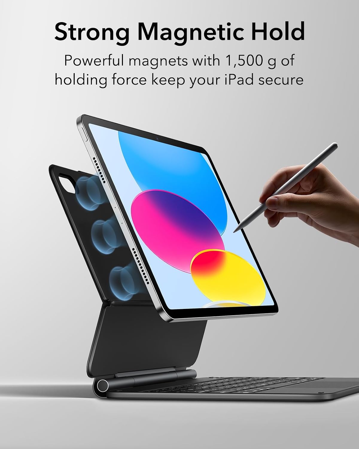 Thumbnail 5 de ESR iPad 11th/A16 Case with Backlit Keyboard 10.9"