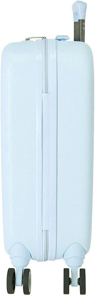 Detalle 2 de Enso Bonjour Valigia da Cabina Blu 40x55x20 cm — ABS Rigido, TSA Integrata, 37 L, 4 Doppie Ruote