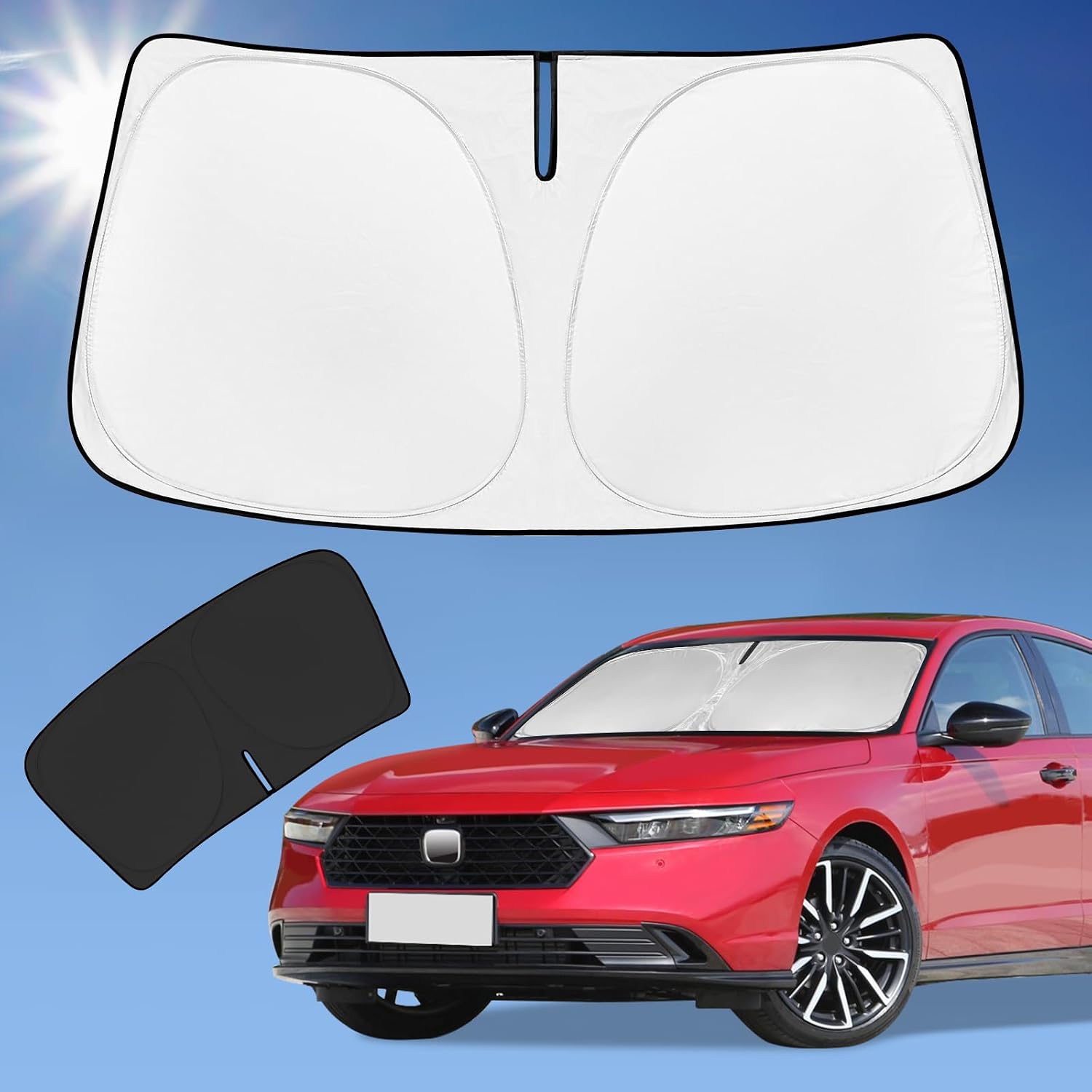 Detalle de ZOIBV Accord 11th Gen Sun Shade 4‑Layer