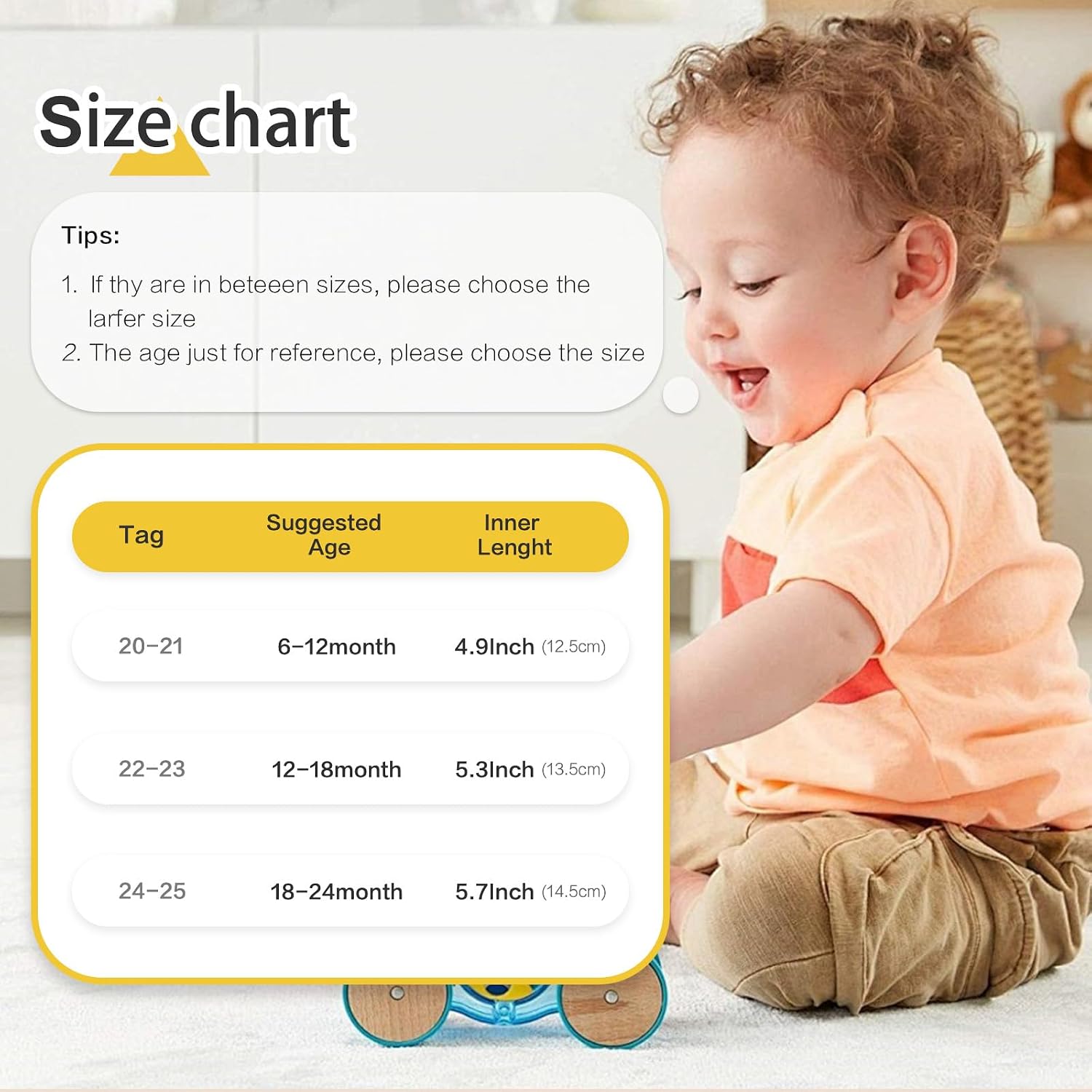 Thumbnail 5 de Baby first walking shoes anti-slip slipper socks (toddler infant) – breathable non-slip sole