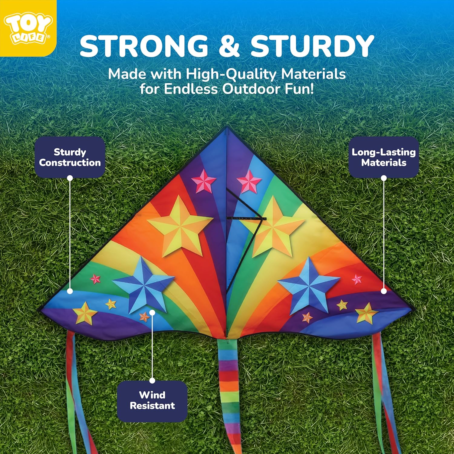 Detalle de TOY Life Kids' Kite with 50M String