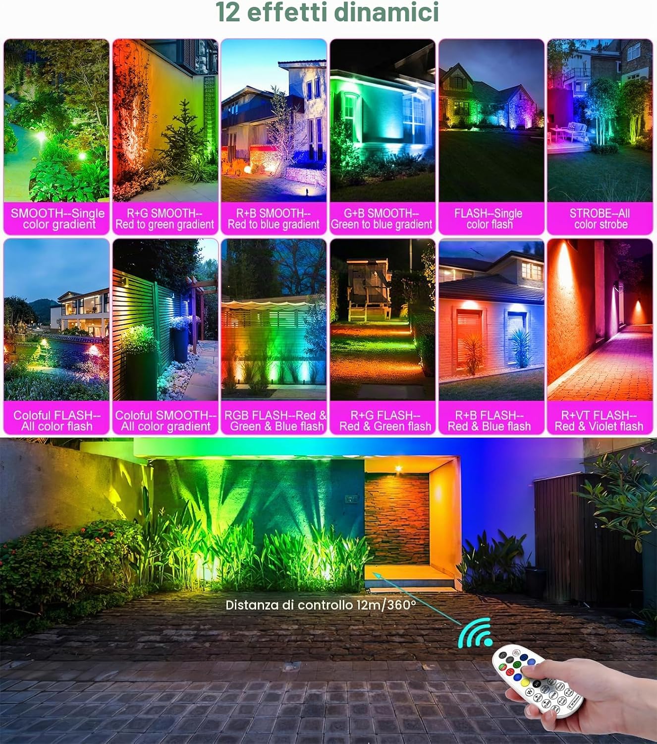 Thumbnail 2 de MEIKEE Faretti solari 6000mAh RGB
