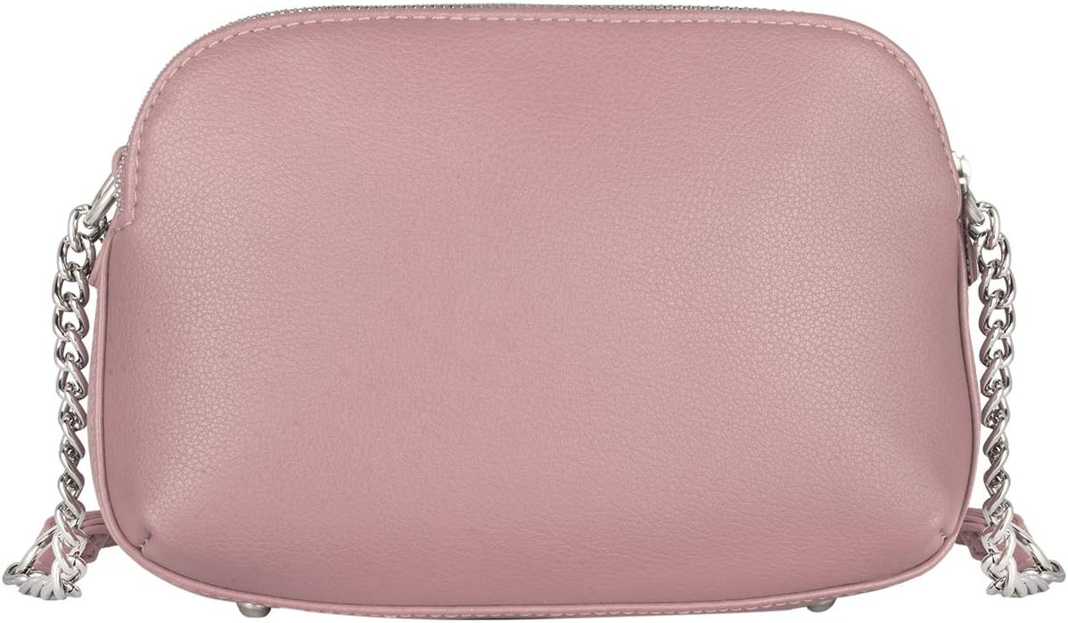Thumbnail 3 de David Jones Petit sac bandoulière femme multi-poches zippées en cuir PU rose