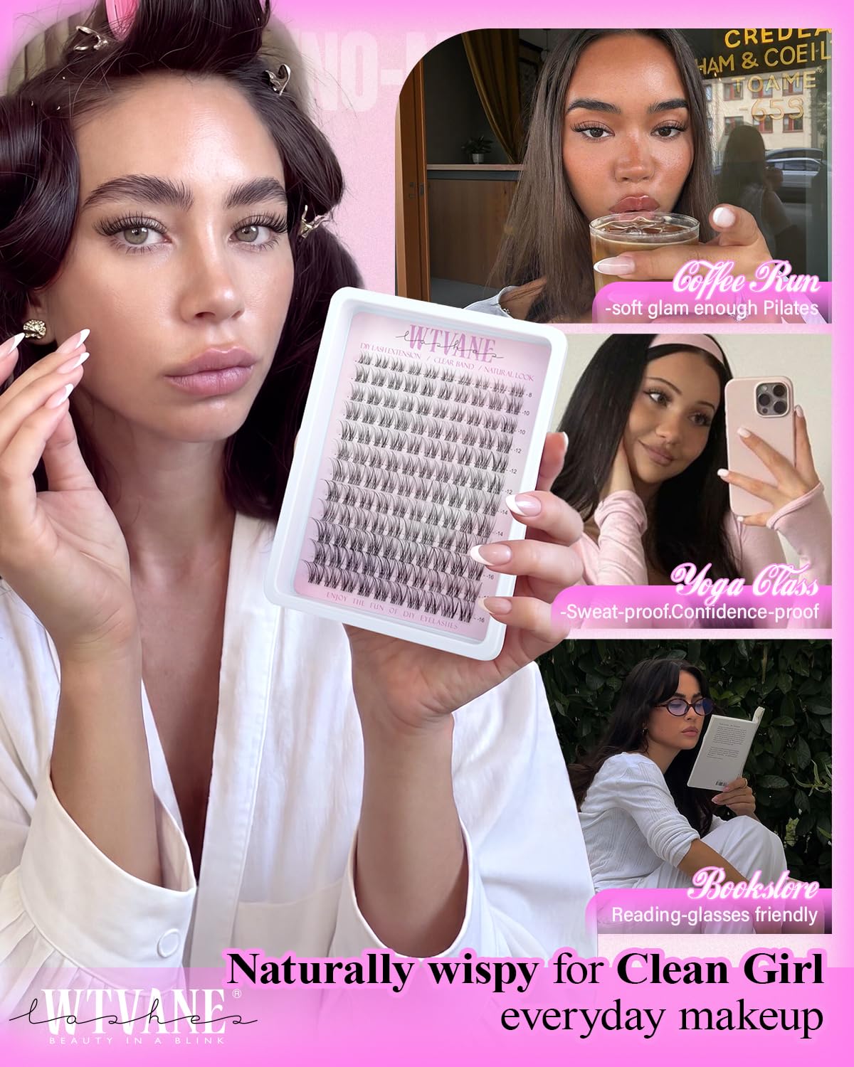Thumbnail 6 de wtvane Wispy Lash Clusters Kit 8-16mm