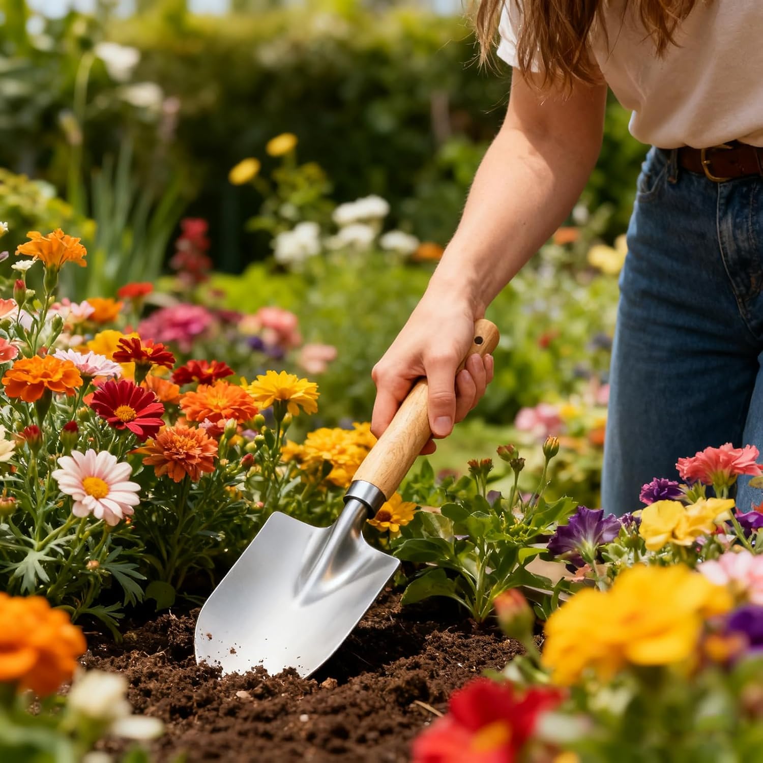 Thumbnail 1 de Jorxentia Stainless Steel Garden Trowel – Ergonomic, Multipurpose Hand Trowel
