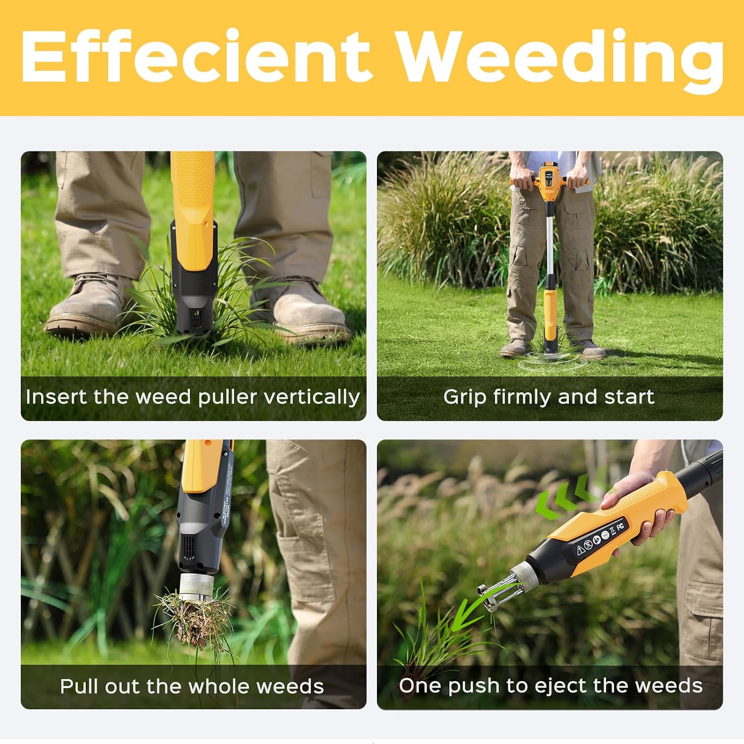 Detalle de DIAINSKY Electric Weed Puller, 21V