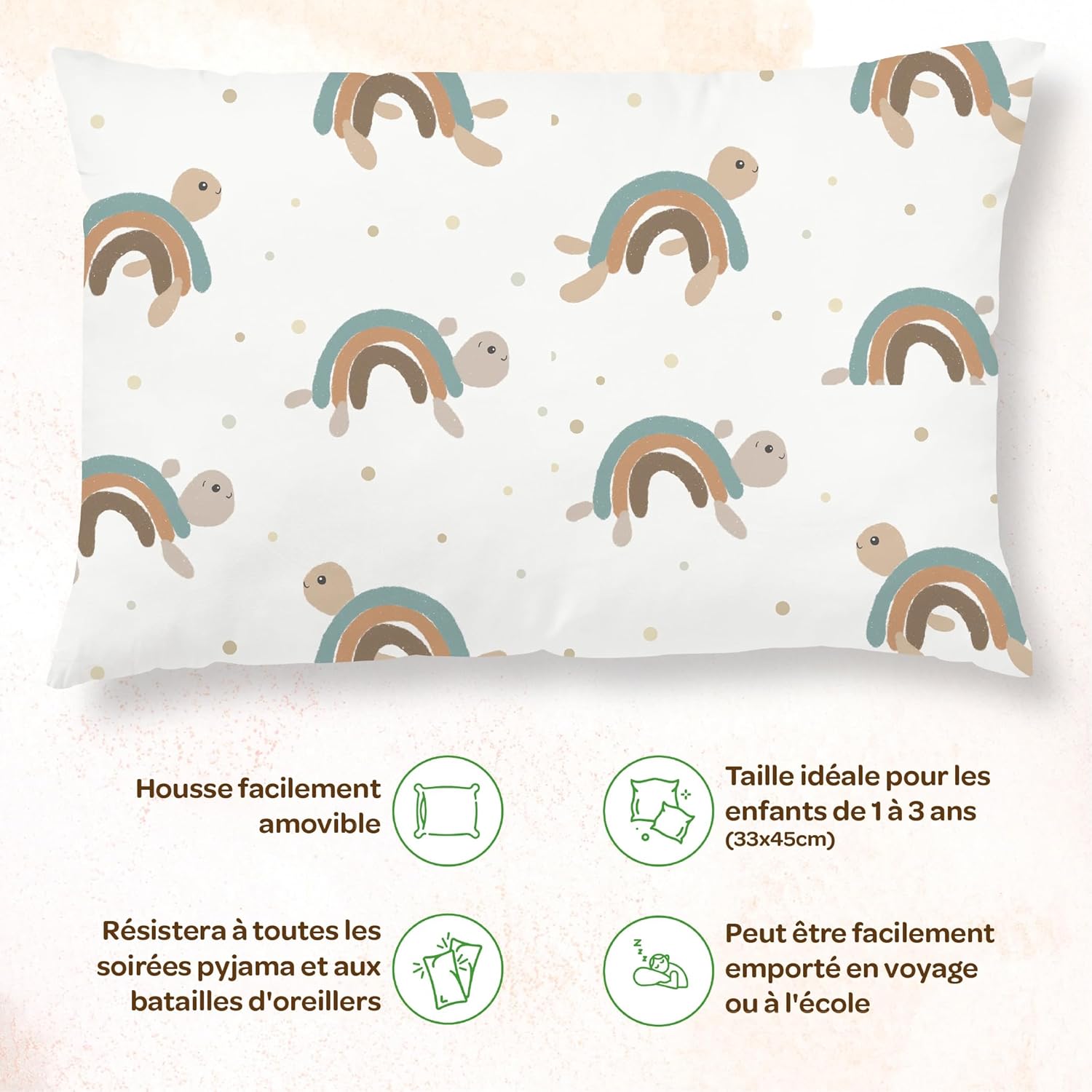 Thumbnail 1 de Oreiller Enfant 33x45 cm Coton OEKO‑TEX
