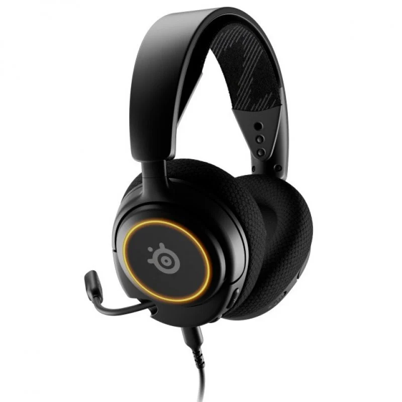 Detalle de SteelSeries Arctis Nova 3 Auriculares gaming RGB negros