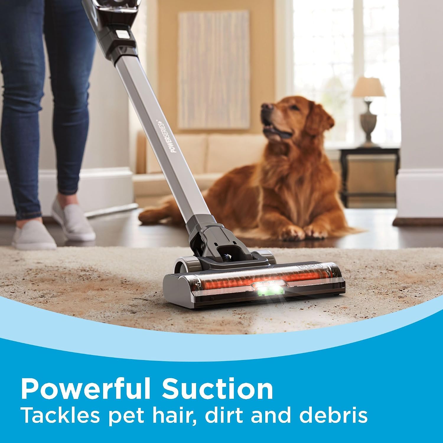Detalle de BLACK+DECKER POWERseries 20V MAX Cordless Stick Vacuum Cleaner (BHFEA18D1)
