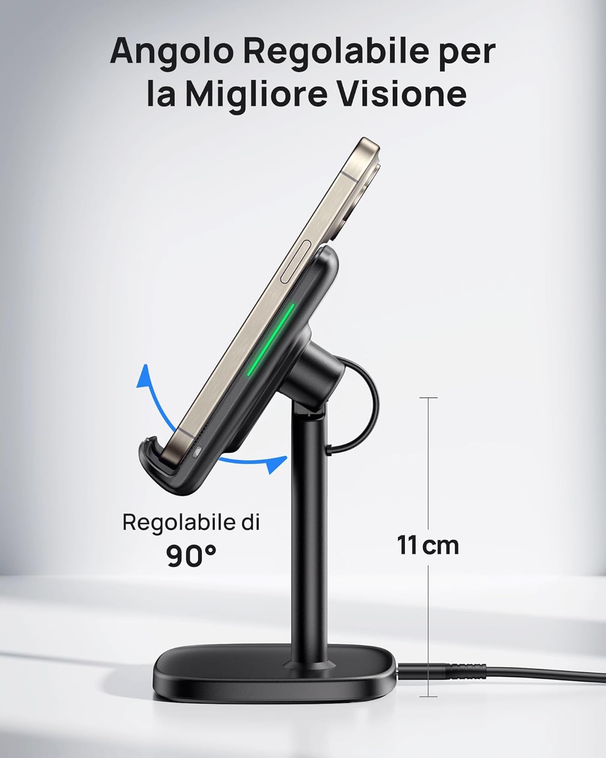Detalle de INIU Caricatore Wireless Phone Stand 15W