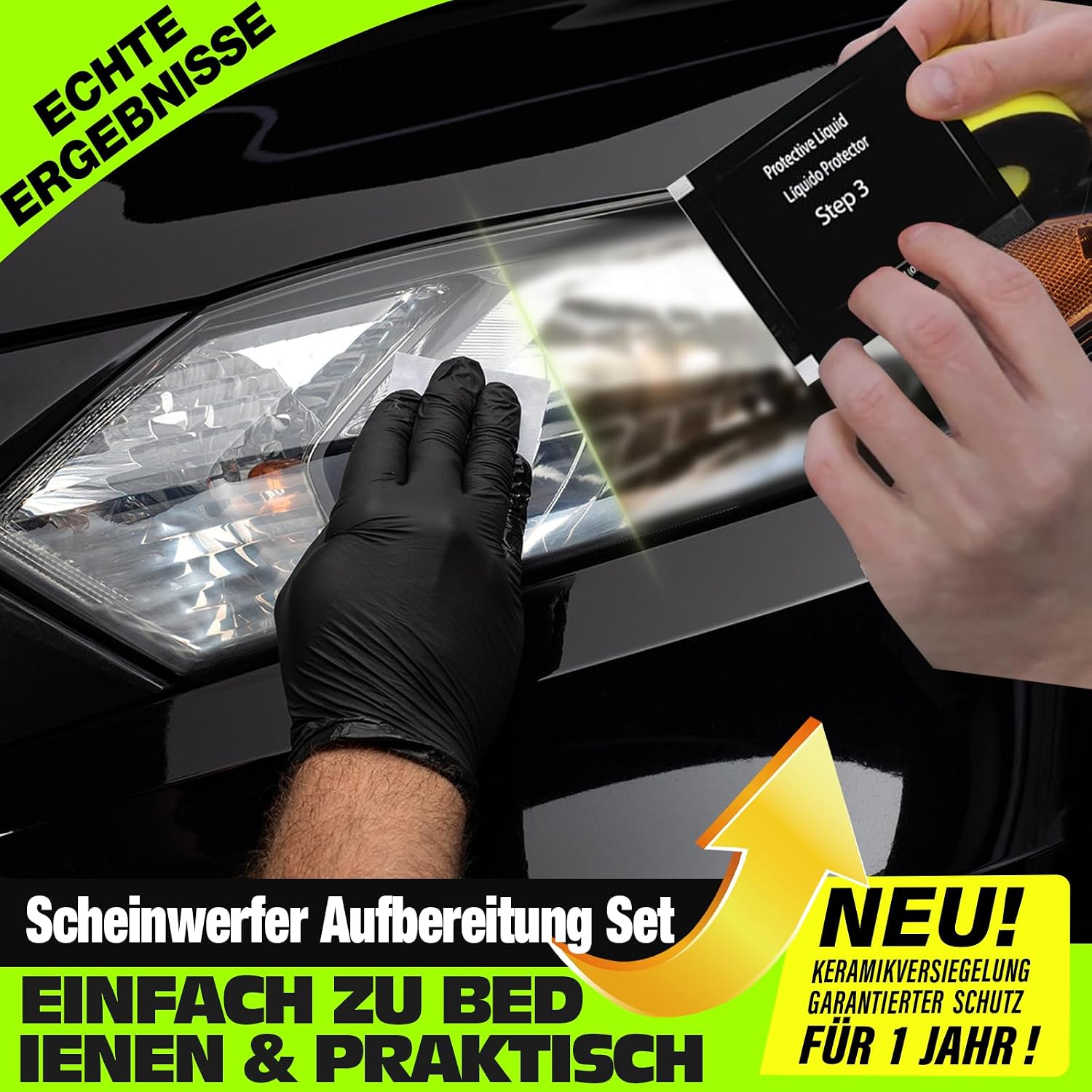 Detalle 2 de Scheinwerfer Aufbereitung Set XPERTCHEMY für Trübung