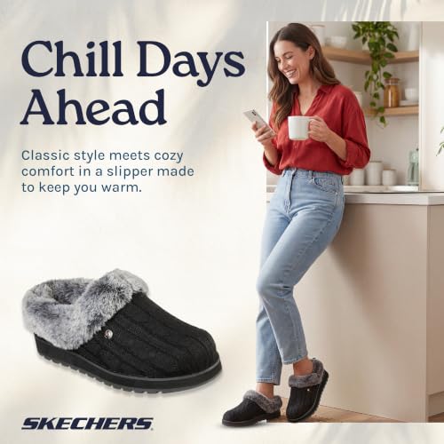 Thumbnail 2 de Skechers Women's Keepsakes Ice Angel Slipper – Black/White, UK 5.5
