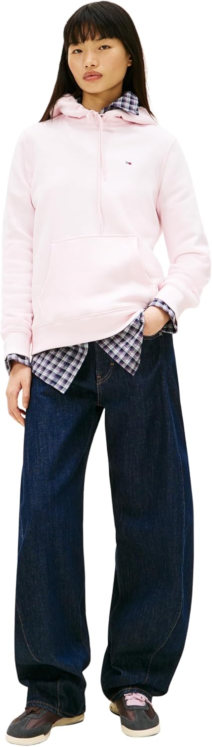 Thumbnail 4 de Tommy Jeans Donna Felpa Cappuccio Flag Regular