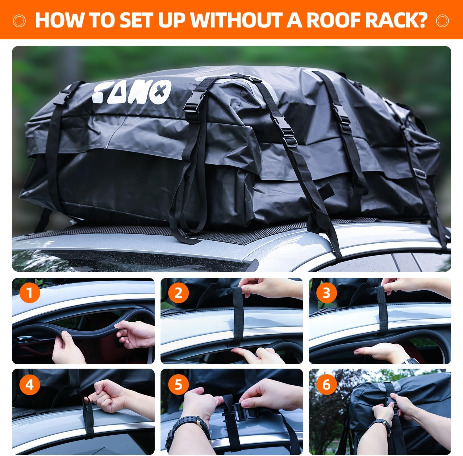 Thumbnail 6 de TANX Roof Cargo Basket, 51 x 36 x 5 Inches