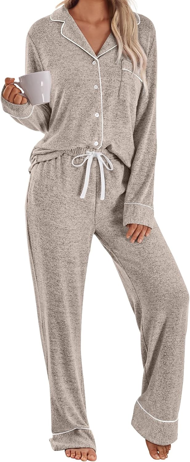 Thumbnail 6 de LILLUSORY Women's Long Sleeve Pajama Set — Drawstring Pants