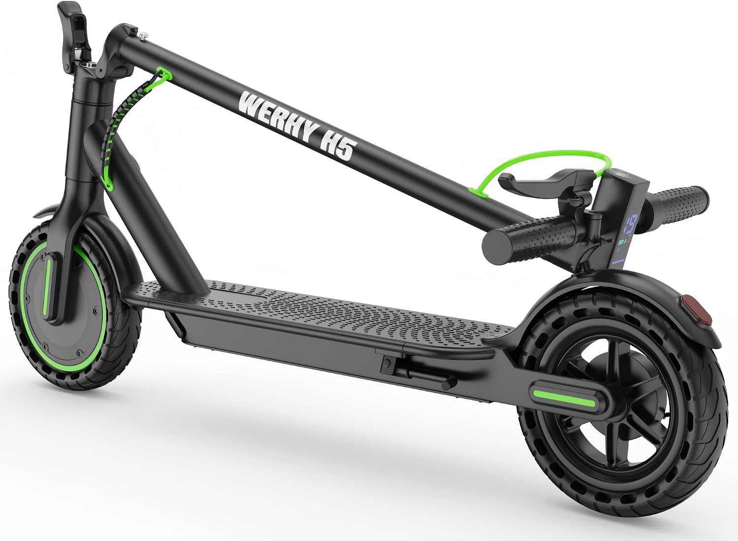 Detalle de WERHY H5 Electric Scooter, 350W Motor, 8.5-Inch Tires, Folding Design
