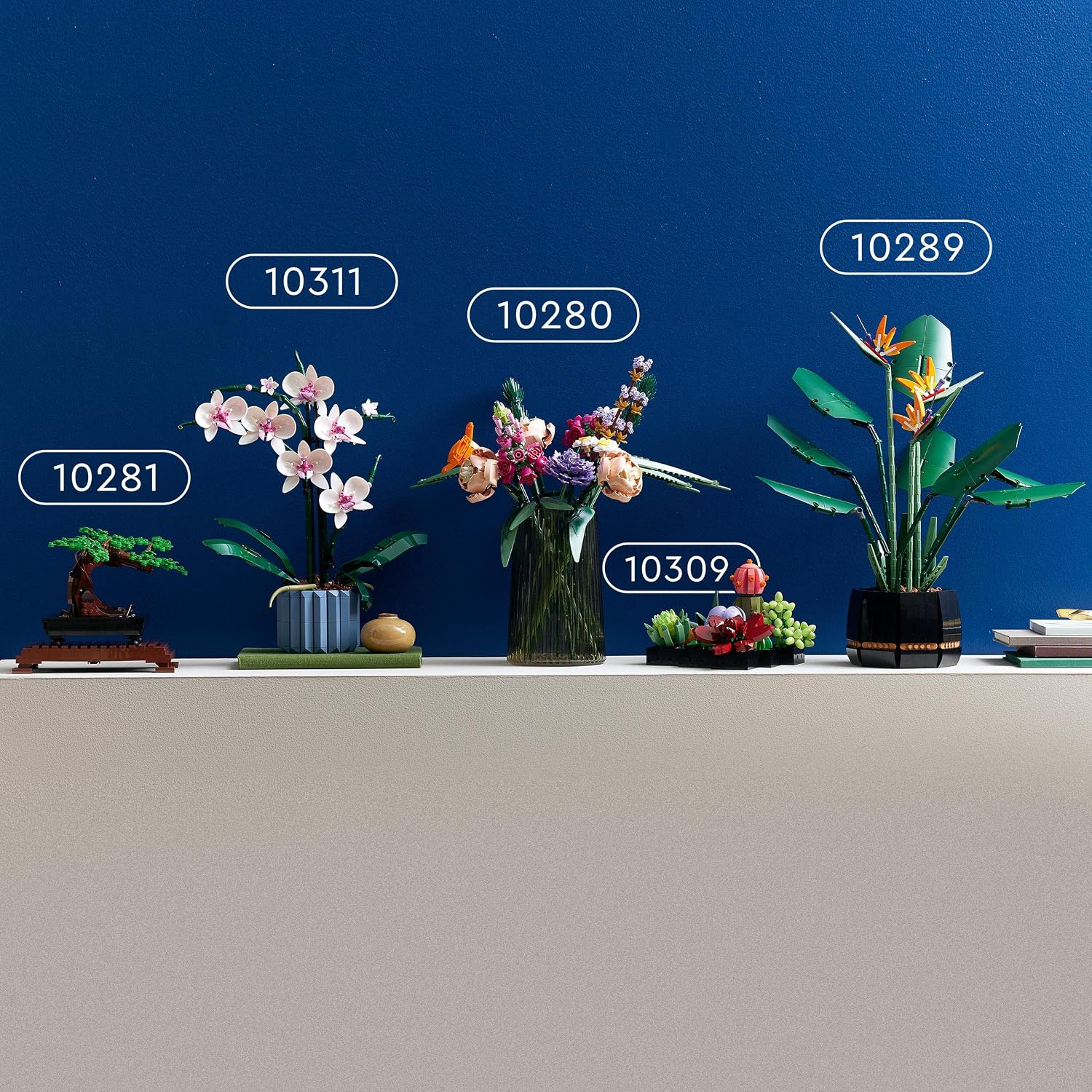 Detalle de LEGO Botanicals Succulents 10309 – Build 9 Small Artificial Plants