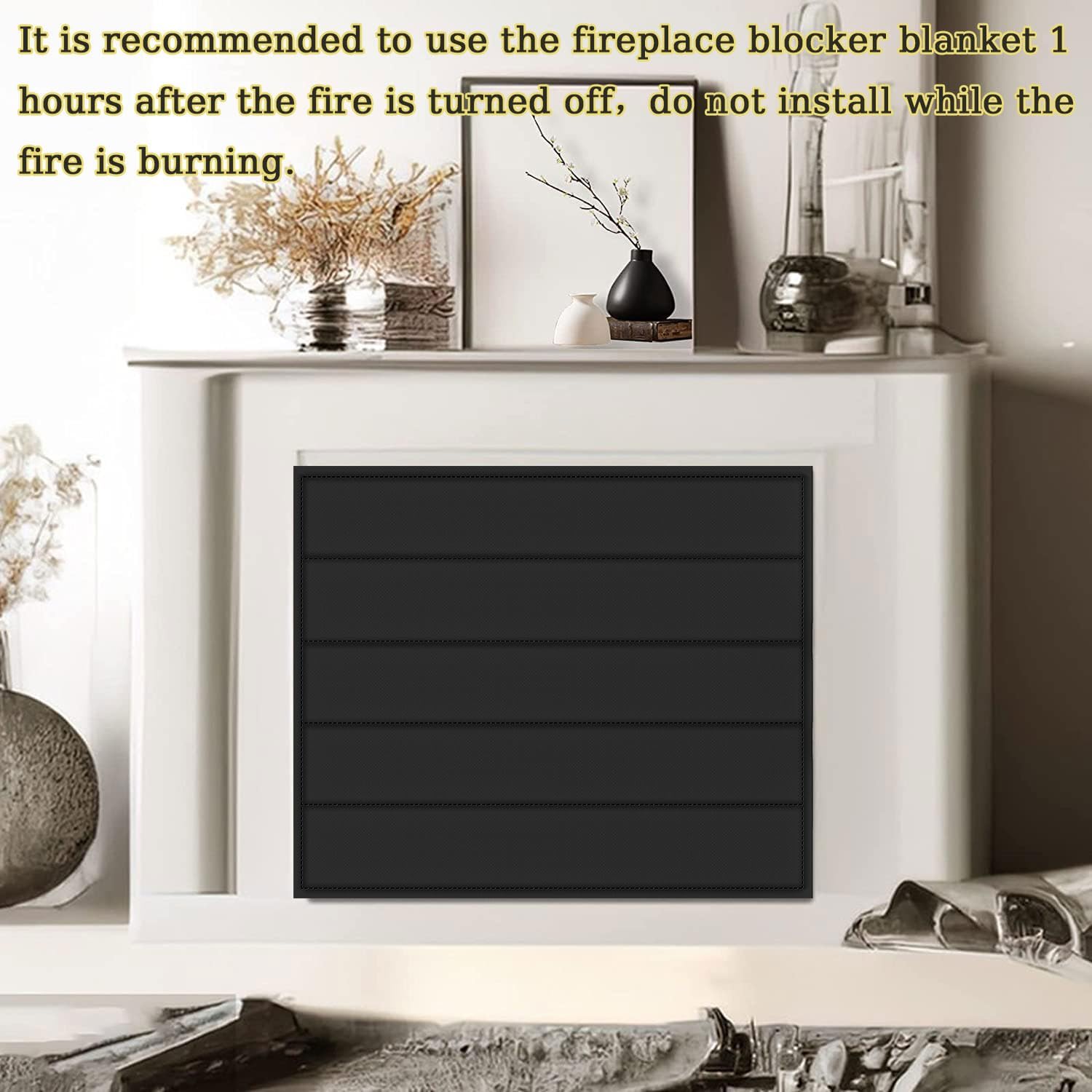 Thumbnail 6 de Magnetic fireplace blanket 36x32"