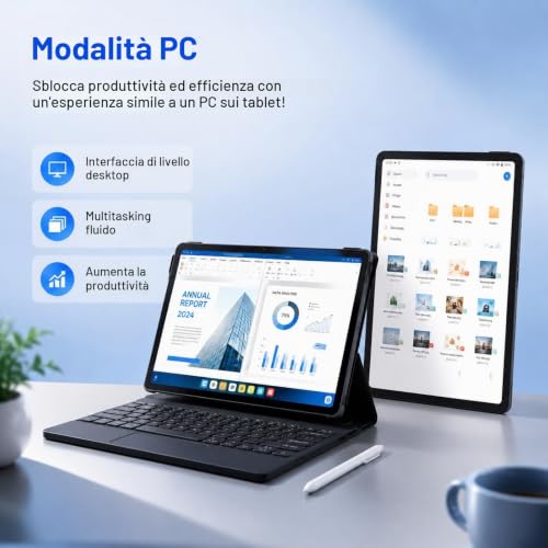 Detalle 2 de MUTSAY Tablet 11 Pollici Android 16: potenza, versatilità e bundle completo