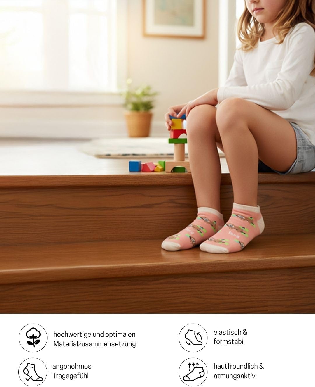 Thumbnail 3 de 10 Paar Kinder Sneaker-Socken aus Baumwolle von sockenkauf24 – für Jungen und Mädchen