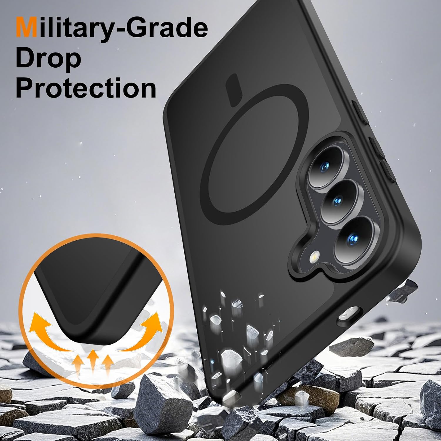 Thumbnail 4 de Samsung Galaxy S25 FE Magnetic shockproof case with 2x screen protectors