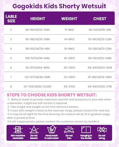 Thumbnail 1 de Gogokids Kids Shorty Wetsuit 2.5mm for Ages 2–8 🏊