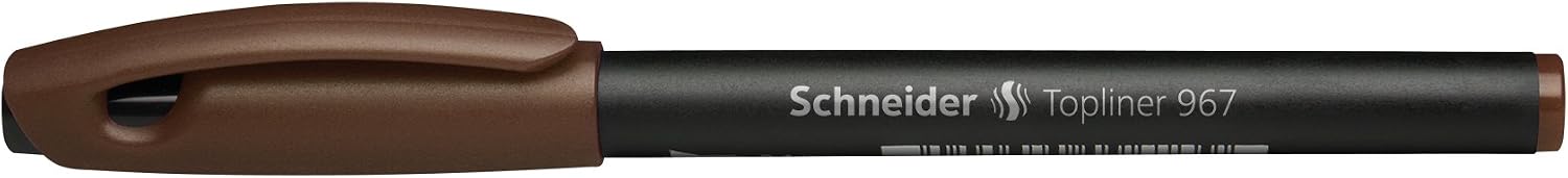 Detalle 2 de Schneider Topliner 967 cienkopis 0,4 mm, brązowy, z metalową końcówką