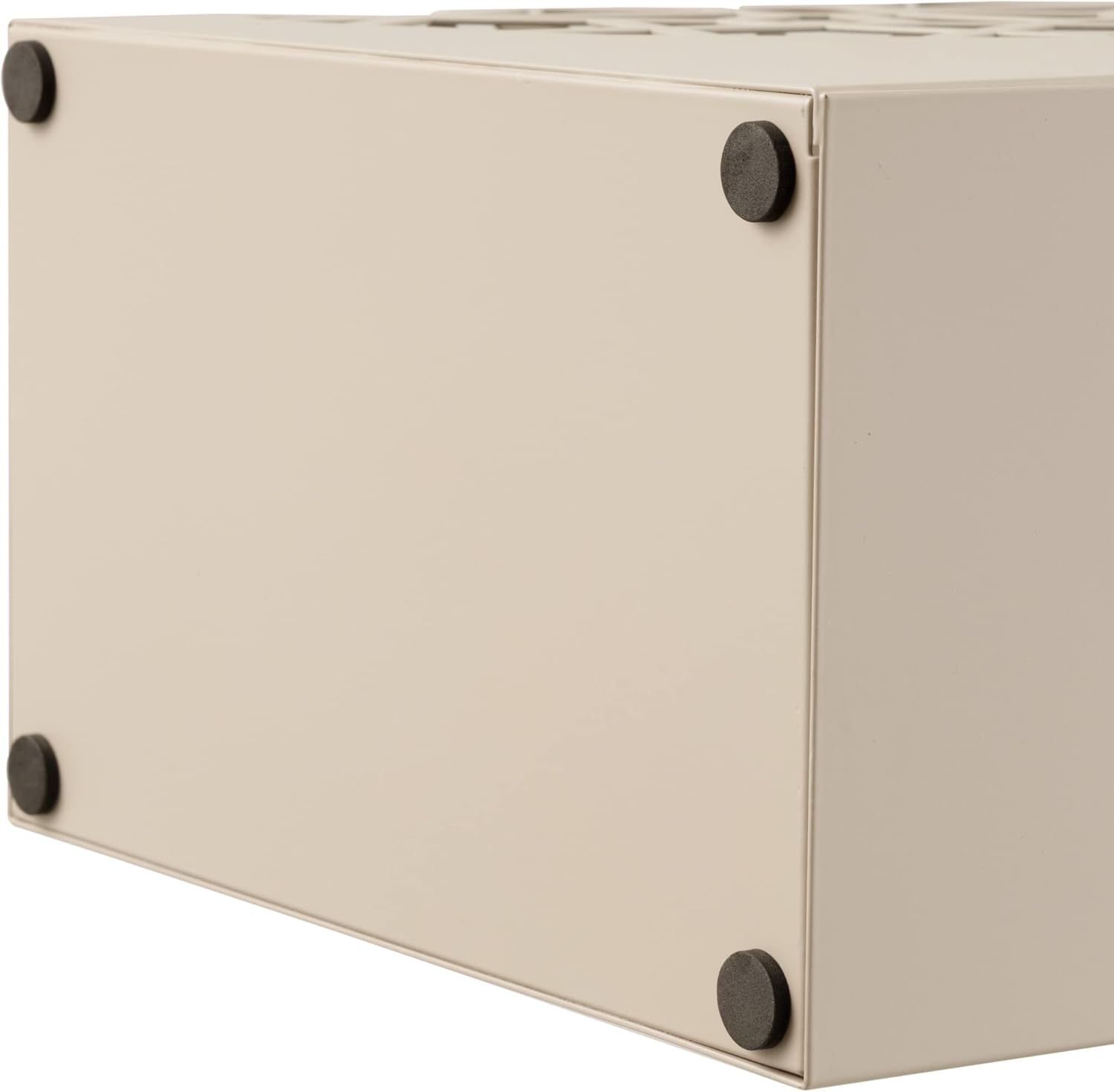 Thumbnail 6 de Baroni Home Portaombrelli Design Moderno in Metallo Squadrato con 2 ganci e vaschetta scolapioggia rimovibile (tortora)