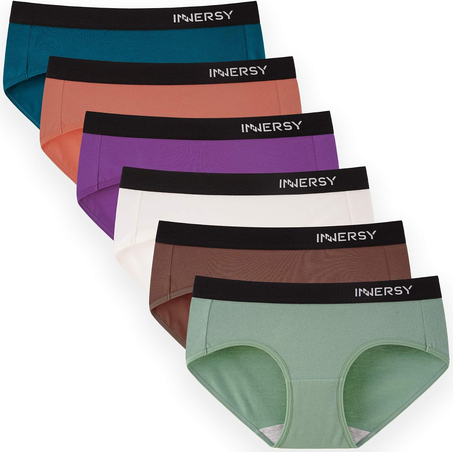 Detalle de INNERSY Slip Damen 6er Pack Baumwolle
