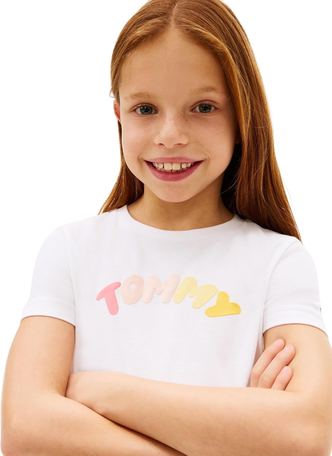Thumbnail 2 de Tommy Hilfiger Puff Print Tee SS Kg0kg09246 – Maglietta bambine e ragazze, Pacco da 1