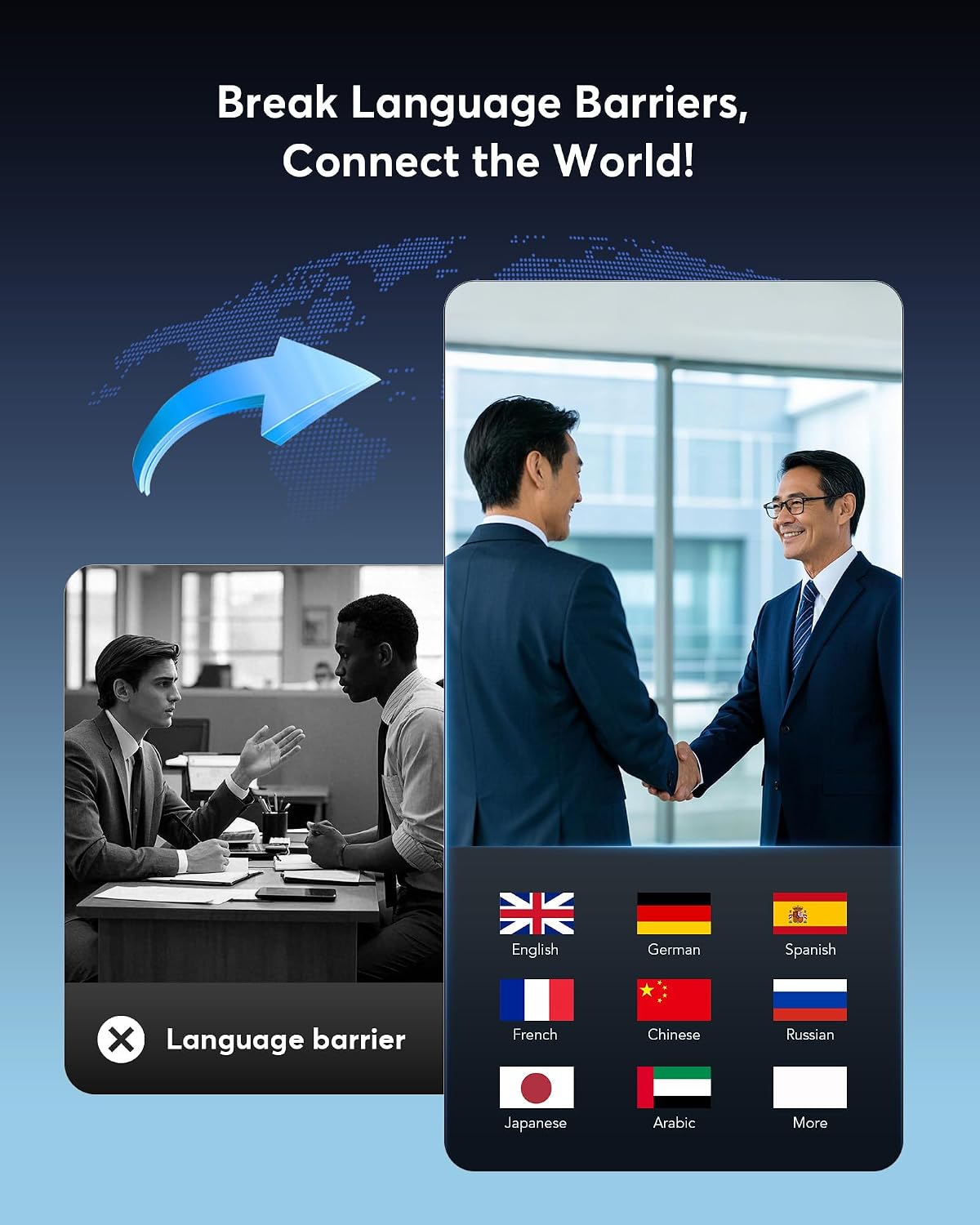 Detalle 2 de AI Translation Earbuds, 198 Languages