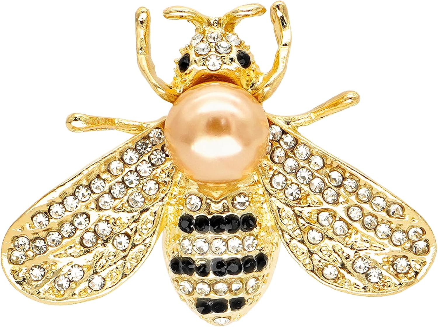 Tidefire Insekten-Brosche mit Strass – Biene, Libelle oder Schmetterling als Anstecknadel für Damen