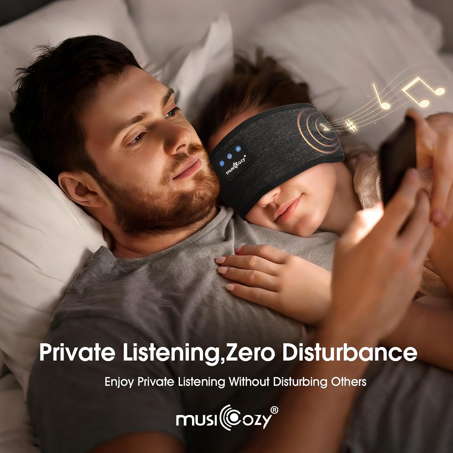 Detalle de MUSICOZY sleep headphones headband