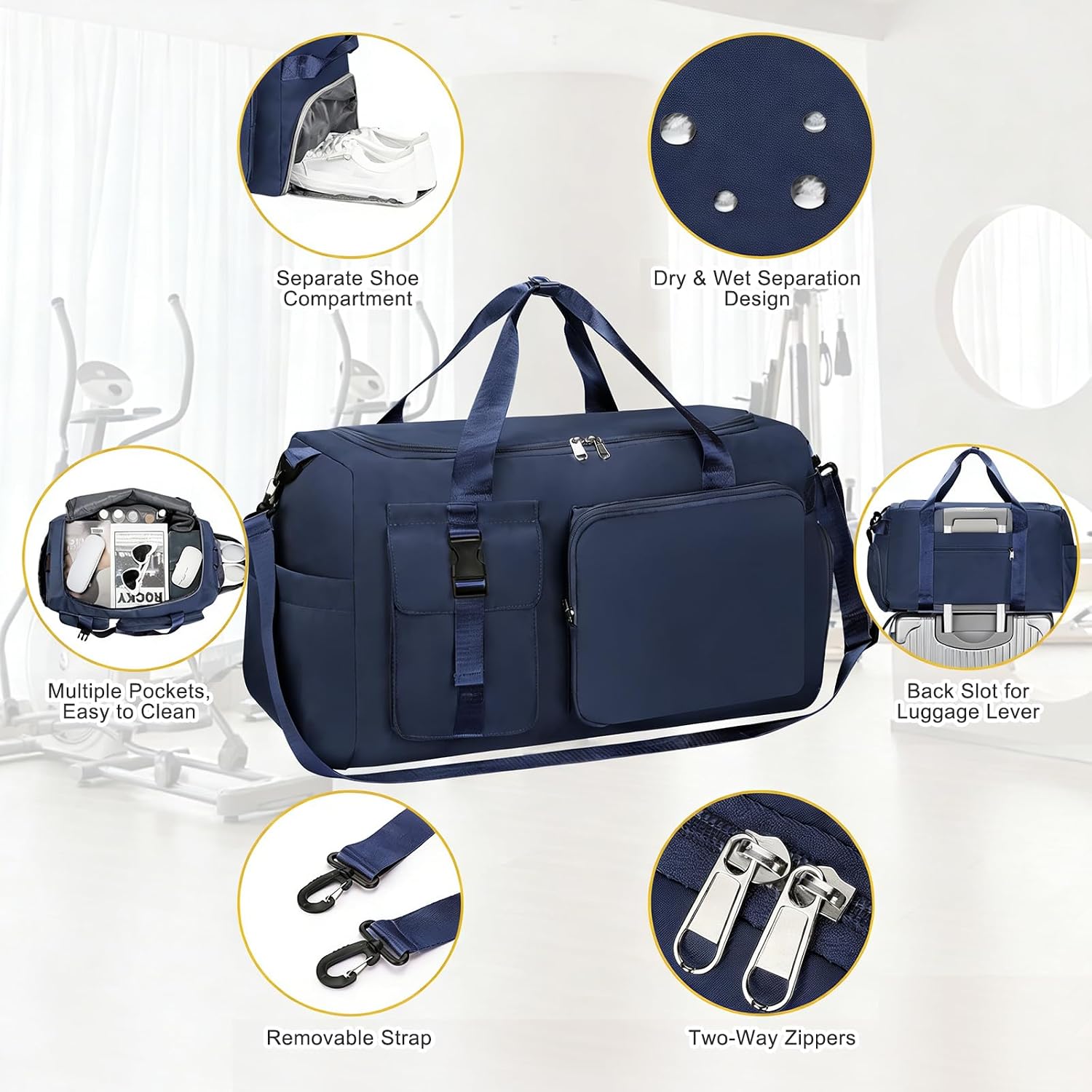 Detalle de Cozary Borsa palestra 42L sport 3 in 1