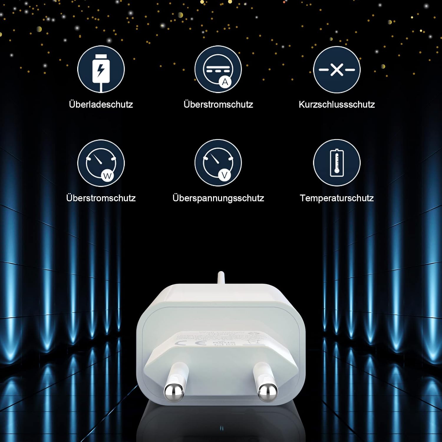 Detalle 1 de Apple MFi Certified 4er-Pack 25W USB‑C Netzteil