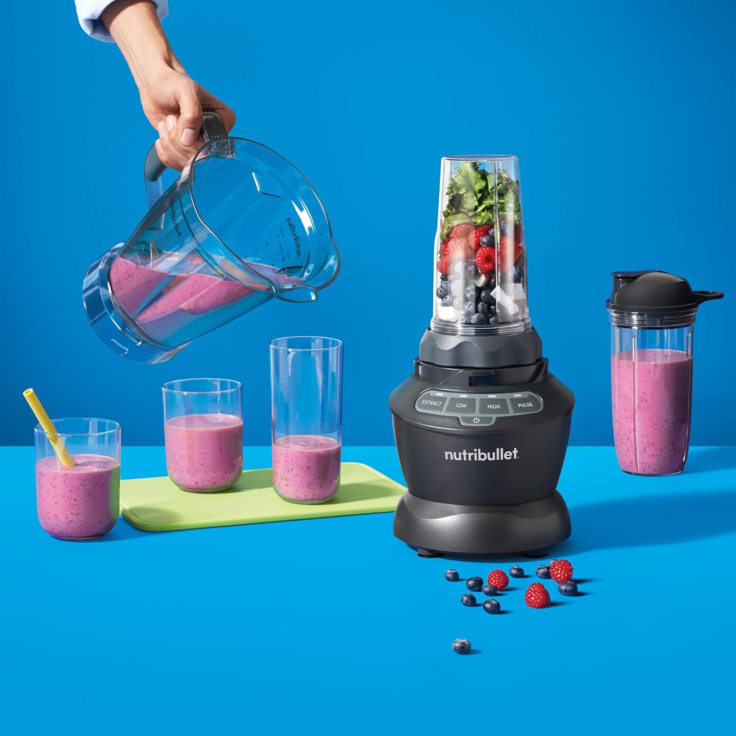 Thumbnail 3 de Nutribullet NBF450DG Batidora 1000W Multifunción Vaso 1.6L 🥤