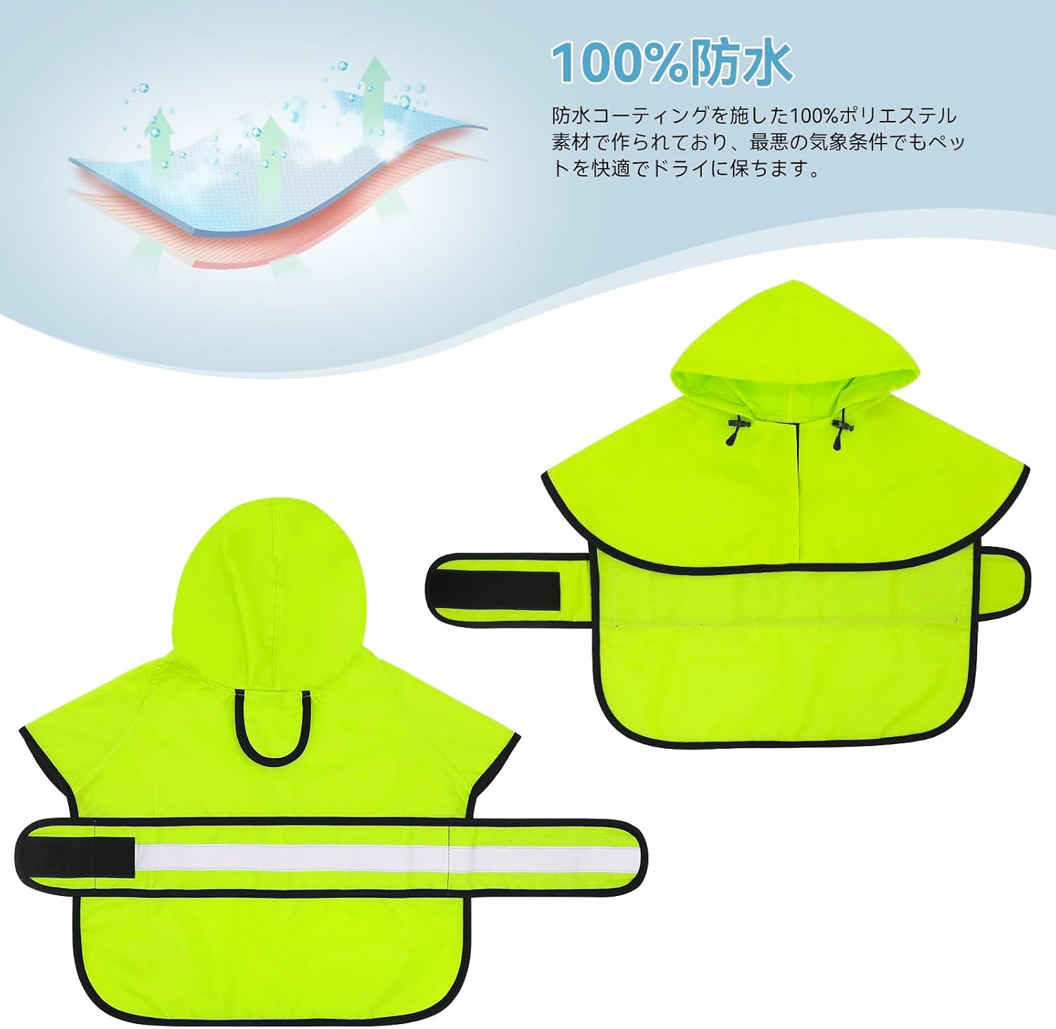 Thumbnail 2 de Dolitego Dog Raincoat, Medium