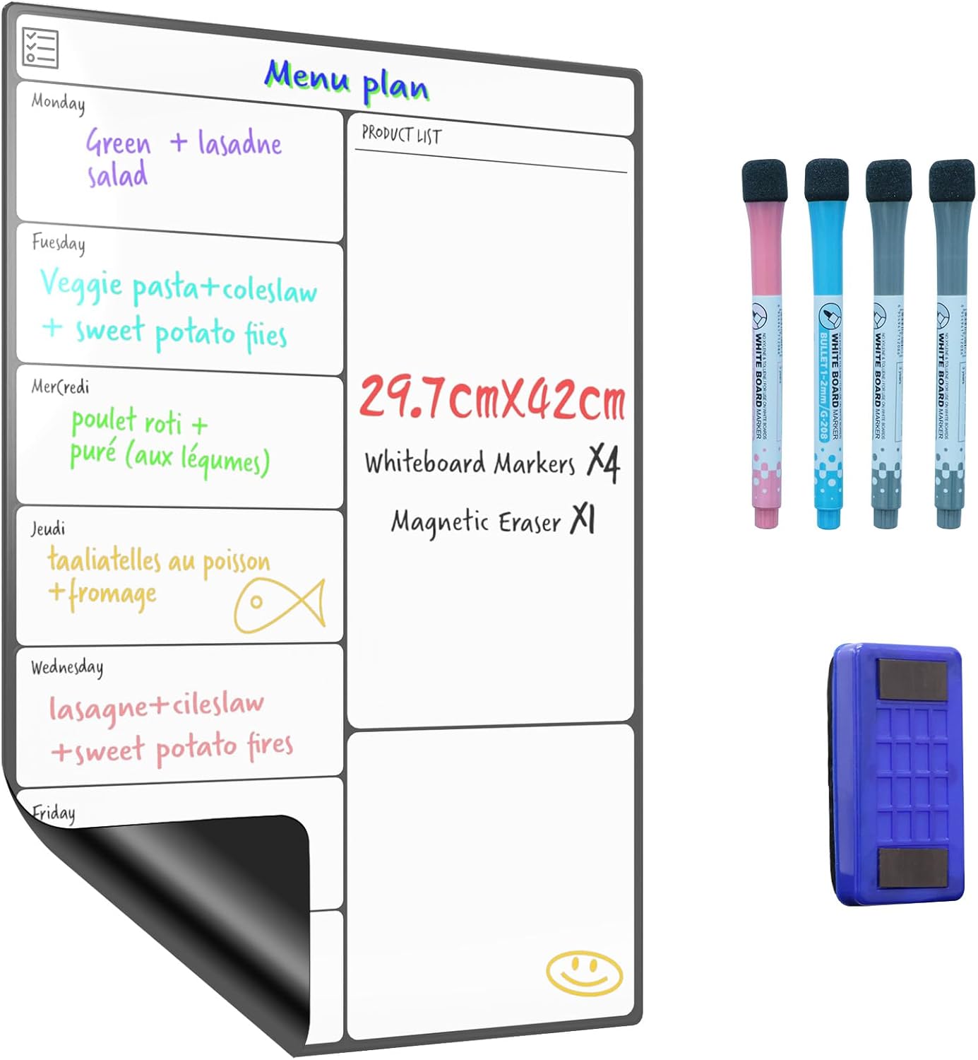 Thumbnail 6 de SURFOU Lavagna Magnetica Frigo A3 📋