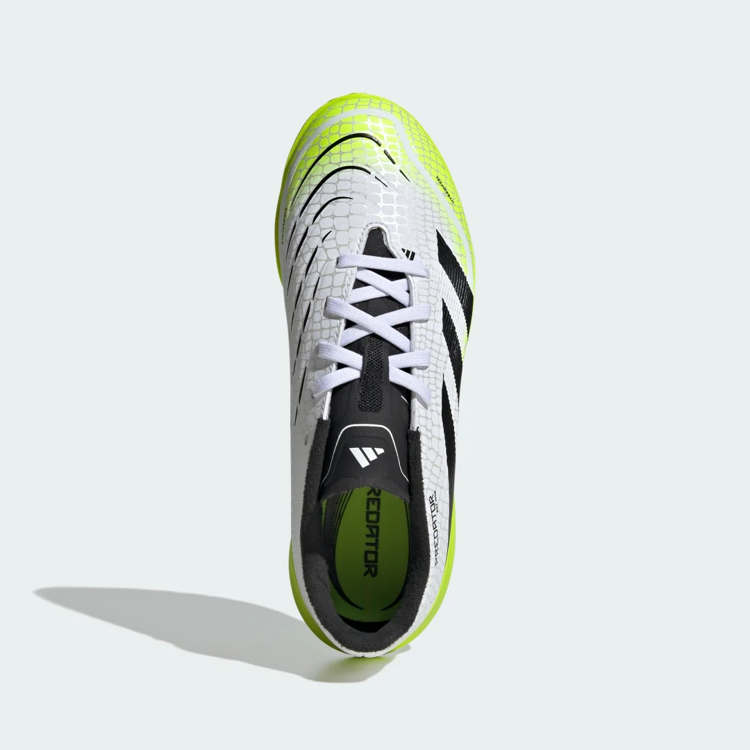 Detalle de Adidas Predator League Laceless moqueta (infantil) – Bota de fútbol para césped artificial