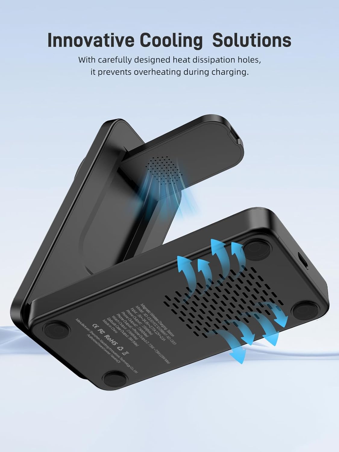 Thumbnail 4 de Dual Mag Safe Charger Stand for iPhone 17 Pro Max and More