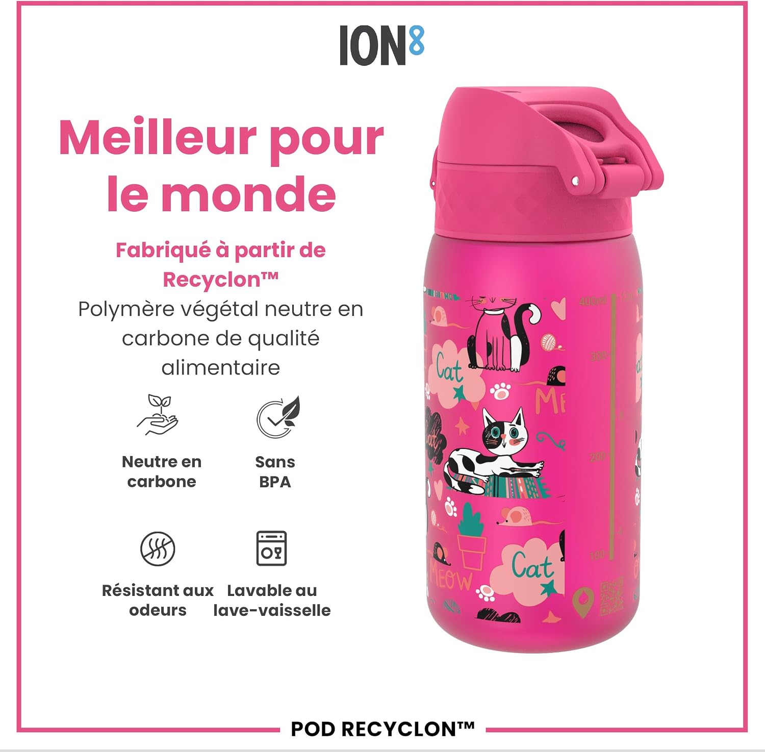Thumbnail 4 de Ion8 Gourde Enfant 350ml anti fuite