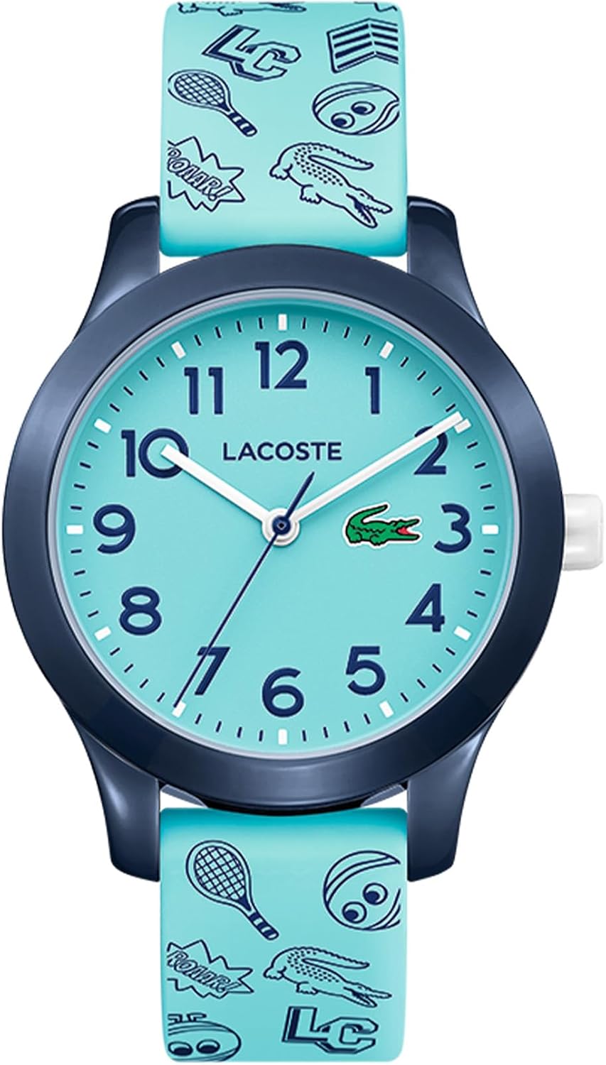 Detalle de Lacoste LACOSTE.12.12 KIDS 2030013 Analogue Quartz Watch with Turquoise Silicone Strap