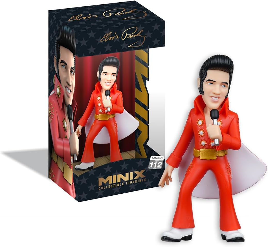 Detalle de MINIX Minix Figura da collezione 12 cm Elvis Costume Rosso (MN18918)