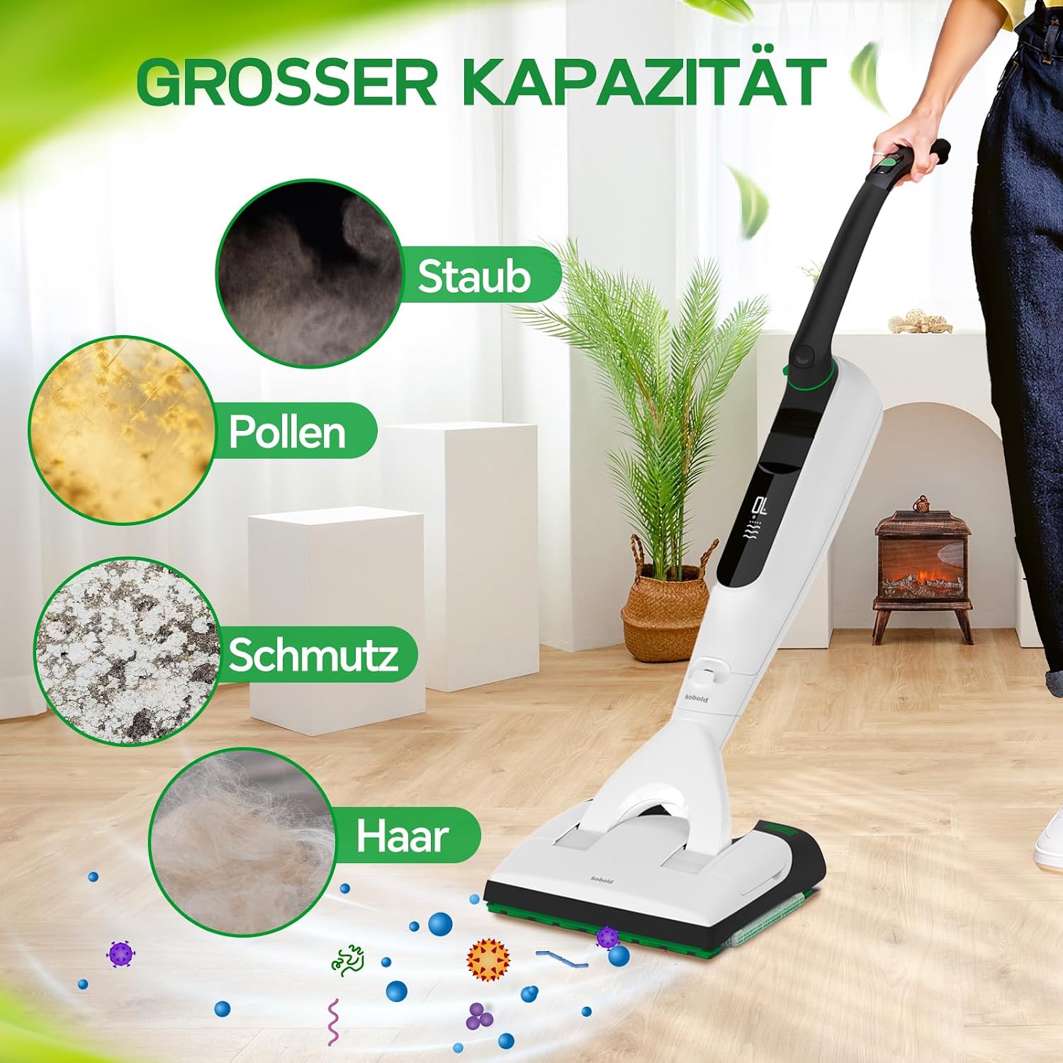 Detalle 2 de Vorwerk Kobold VK7 FP7 12 Staubsaugerbeutel đź§ą