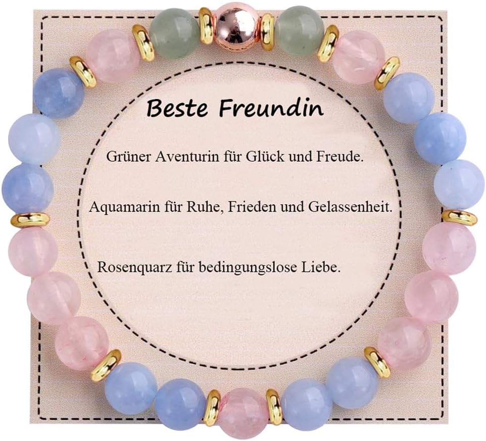Detalle de UEUC Heilstein-Perlenarmband 8 mm für Frauen