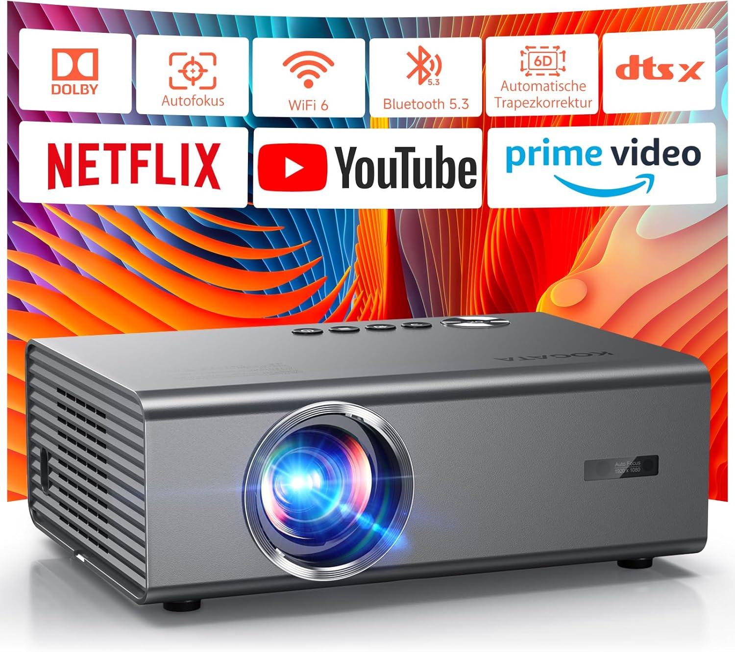Detalle de KOGATA 4K Smart Beamer Heimkino-Projektor